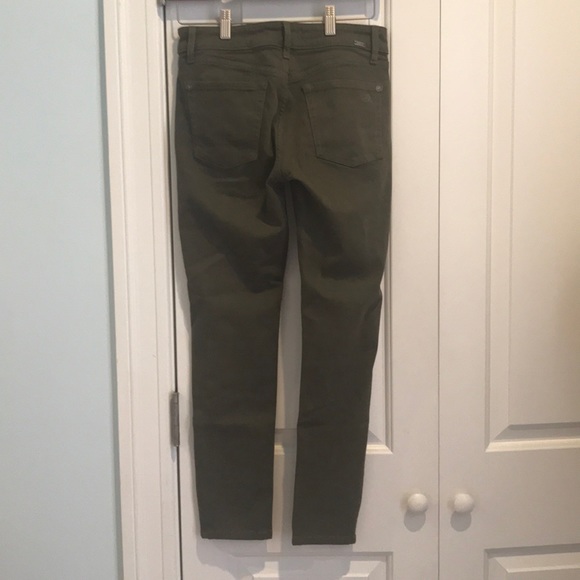 NWT army green DL1961 Florence cropped jeans - Picture 3 of 6